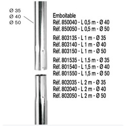 ERARD Mât emboîtable - E802050
