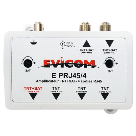 EVICOM Amplificateur RJ45 - EPRJ45/4