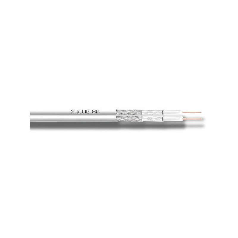 CAVEL Câble Coaxial TV - 2XDG80S150