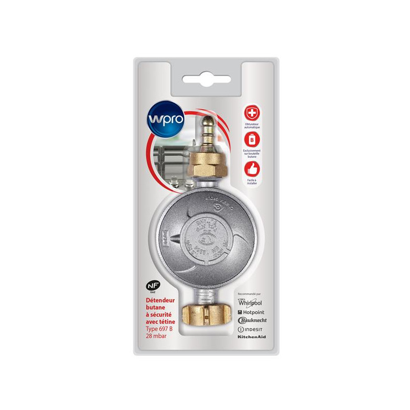 WPRO Détendeur pour gaz butane DBB028