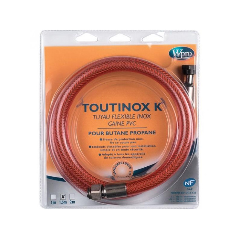 WPRO Flexible de gaz TOUTINOX TBE150