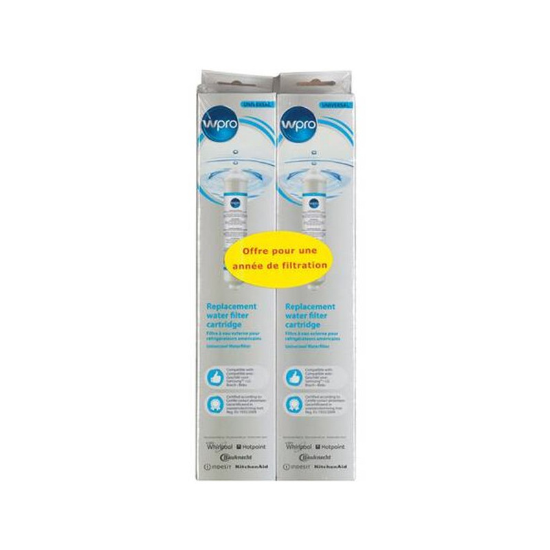 WPRO Kit de 2 filtres à eau SMS200