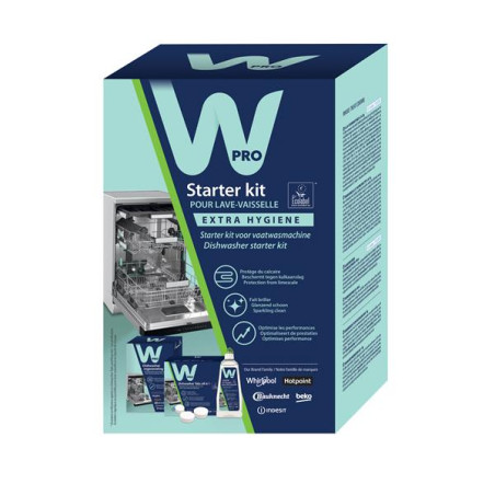 WPRO Kit de démarrage lave-vaisselle KDW025