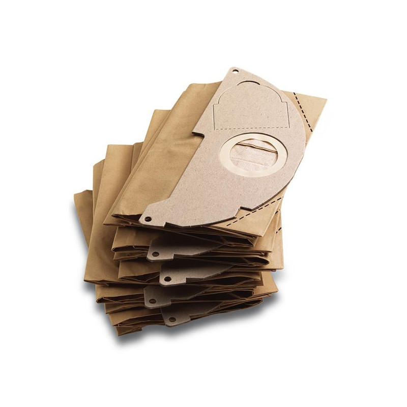 KARCHER Sachets filtre (x5) papier pour aspirateur WD2 - 6.904-322.0