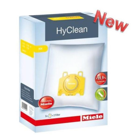 MIELE Pack de 5 sacs aspirateur Hyclean + 2 filtres - HYCLEANK