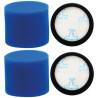 EZICLEAN Pack filtres pour aspirateur balai CYCLOBOOSTR880 - FILTRES CYCLOBOOST