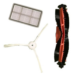 EZICLEAN Consommables ALLINONEZ8PRO (2 brosses, 1 filtre) - 4842 PACK BROSSE+FILTRE