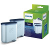 PHILIPS Pack de 2 Filtres à eau et à calcaire - AquaClean - CA6903/22