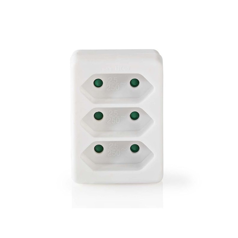 NEDIS Bloc 3 prises - PSSPL300C1WT