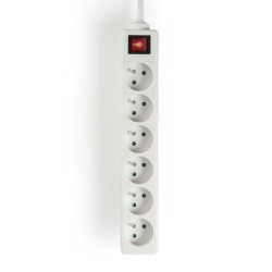 NEDIS Bloc 6 prises avec interrupteur - EXSO615E2WT