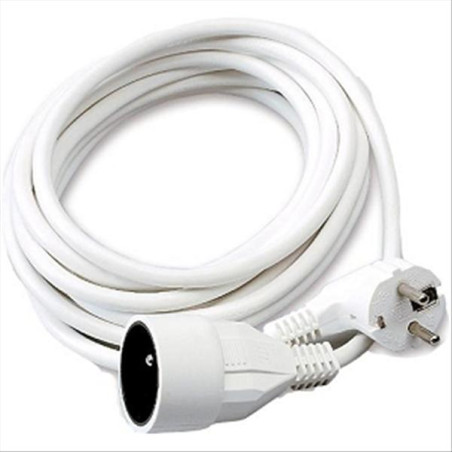 ERARD Rallonge électrique (2 P+T) M/F - 3 x 1.5mm² -16A - 3680W - blanche - 5