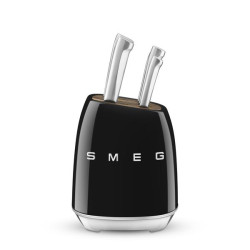 SMEG Bloc 6 couteaux Noir - Années 50 - KBSF02BL