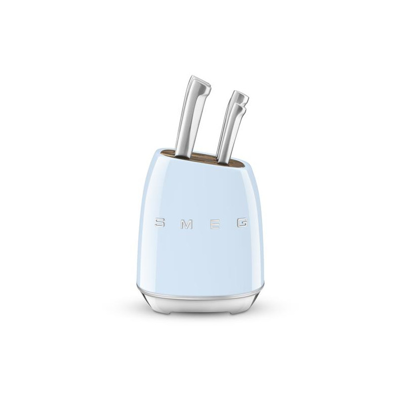 SMEG Bloc6 couteaux Bleu Azur - Années 50 - KBSF02PB