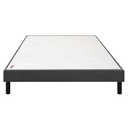 EPEDA Sommier VOYAGE FERME Tissé gris fumé 80x200x15cm