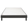 EPEDA Sommier VOYAGE FERME Tissé gris fumé 90x200x15cm