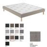 EPEDA SOMMIER NOYER CHINE NATUREL 140x190