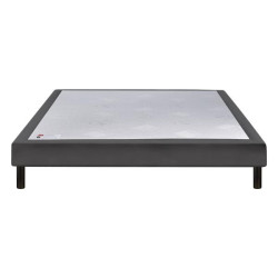 EPEDA Sommier BRISTOL MEDIUM Tissé gris fumé 80x200x16cm