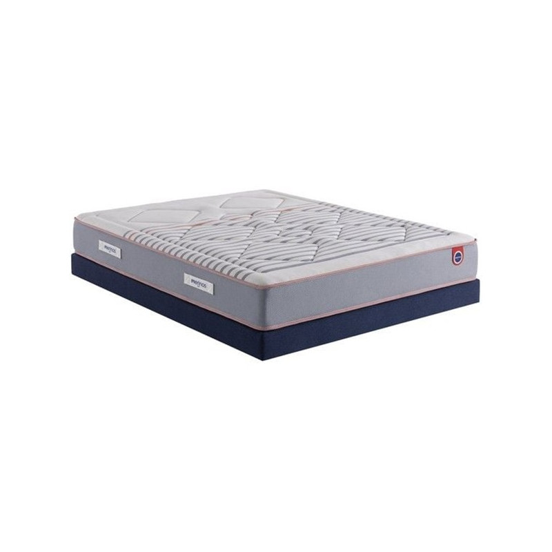 MERINOS LOT MATELAS+SOM. TAP. 90X190CM-MARINIERE