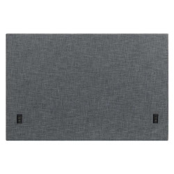 EPEDA TETE DE LIT RELAX CHINE GRIS FONCE 160x115