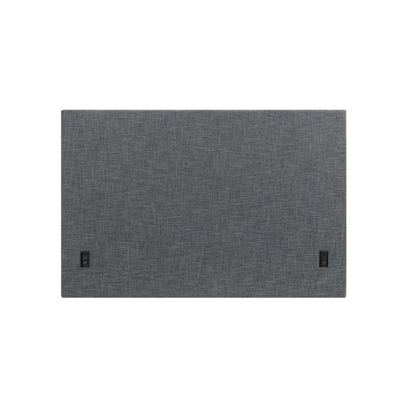 EPEDA TETE DE LIT RELAX CHINE GRIS FONCE 180x115