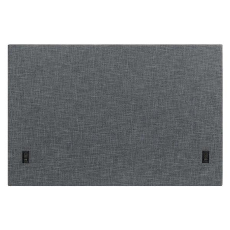 EPEDA TETE DE LIT RELAX CHINE GRIS FONCE 180x115