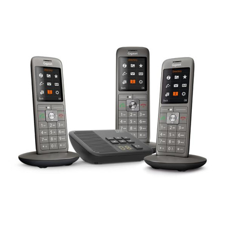 GIGASET Téléphone résidentiel - CL660ATRIO *