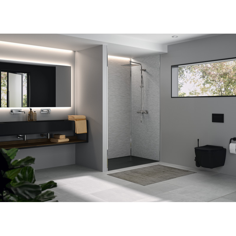 Panneau mural Kinewall Inox brossé gris