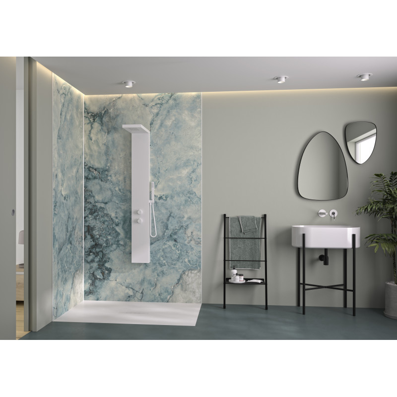 Panneau mural Kinewall Marbre gris bleu