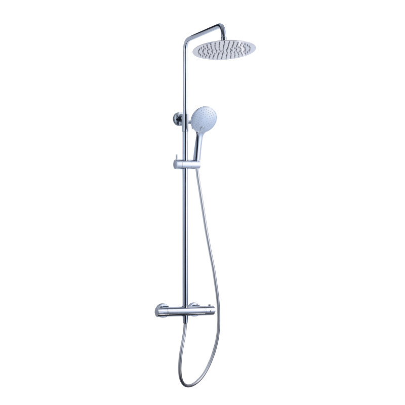 Colonne de douche ronde 250 version laiton