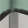 Panneau mural Kinewall Argent brillant - L angle intérieur