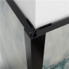 Panneau mural Kinewall Noir intense grainé - L angle sortant