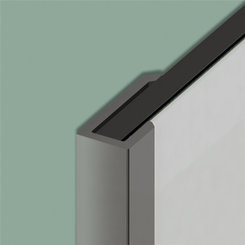 Panneau mural Kinewall Argent brillant - U extrémités (lot de 2)