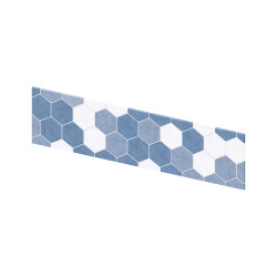 Crédence Kinewall Tomette camaïeu bleu