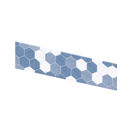 Crédence Kinewall Tomette camaïeu bleu