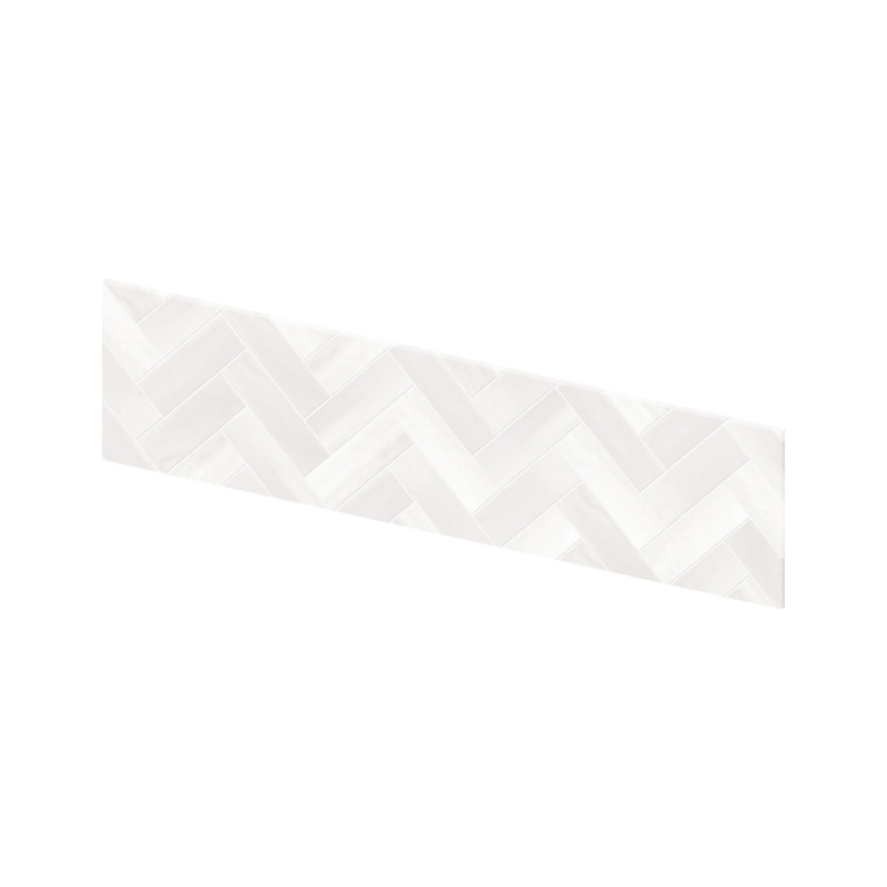 Crédence Kinewall Zellige blanc chevrons