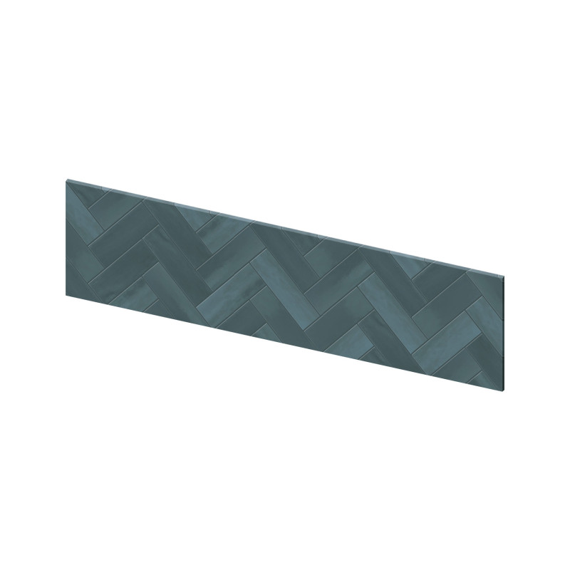 Crédence Kinewall Zellige lagon chevrons