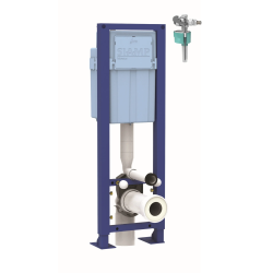 Bâti-support Ingenio Premium autoportant / pipe orientable / liaison cuvette / robinet Quieto