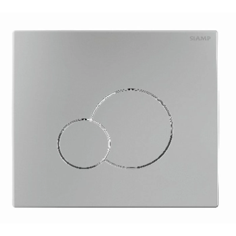 Plaque de déclenchement DOMAO pour bâti-support, ABS chromé