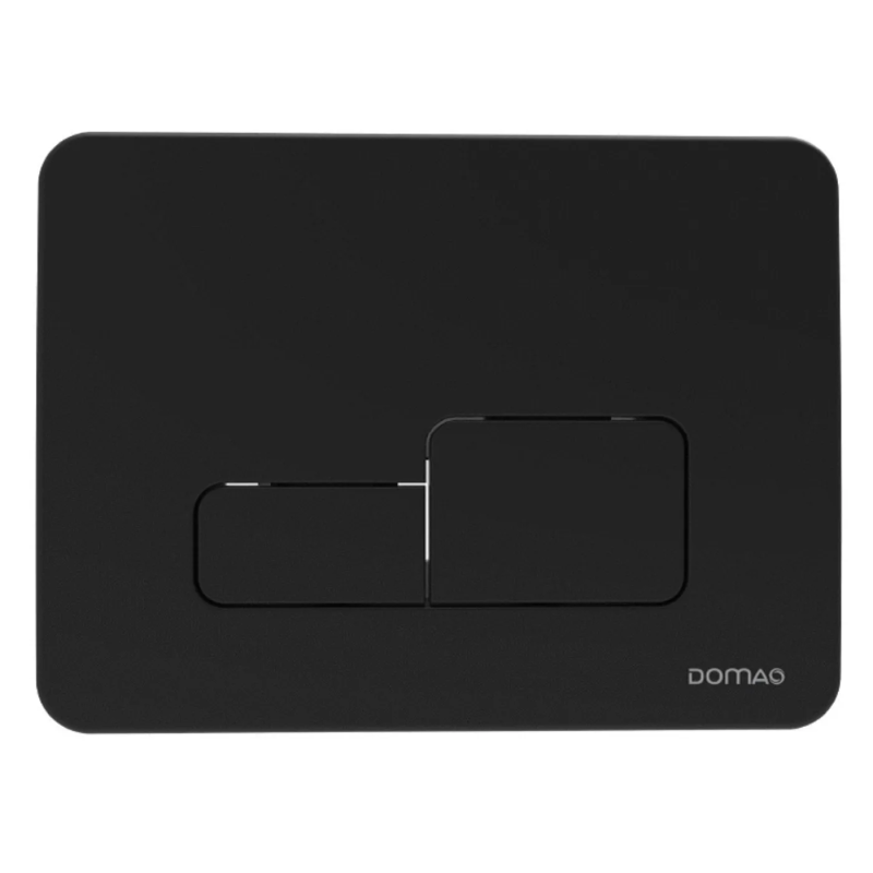 Plaque de déclenchement DOMAO pour bâti-support, ABS noir mat