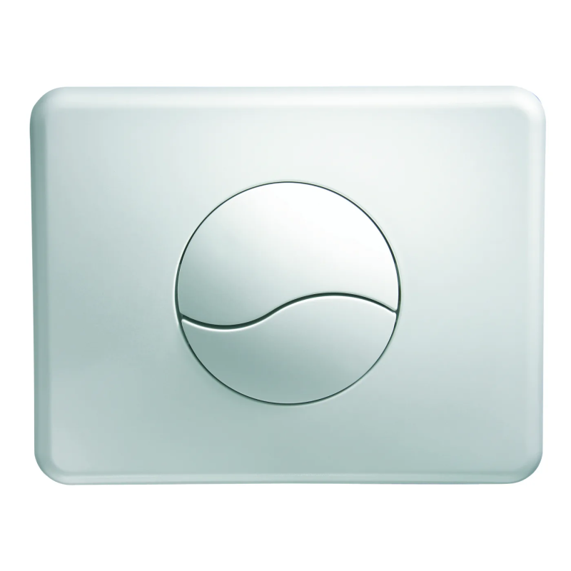 Plaque de commande double volume blanche pour bâti Verso 800