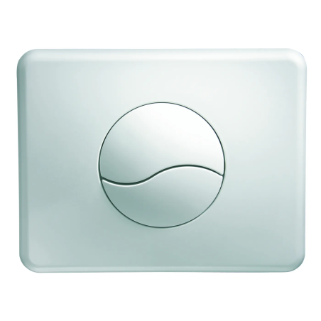 Plaque de commande double volume blanche pour bâti Verso 800