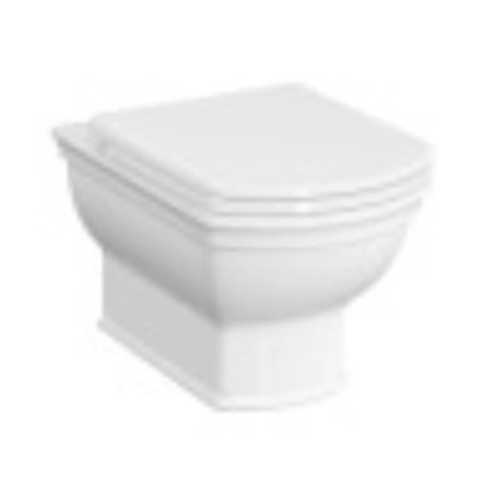 Cuvette WC suspendue VITRA Valarte sans bride, 54 cm