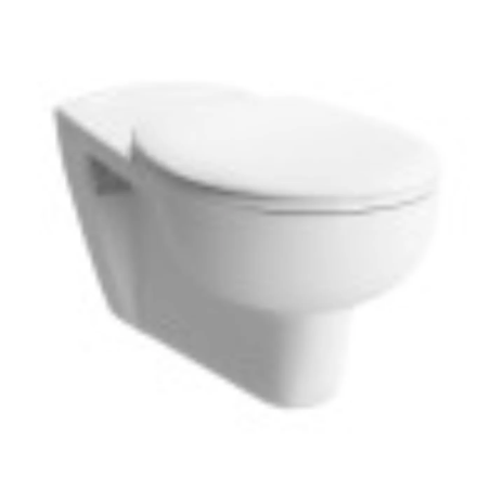 Cuvette WC suspendue PMR VITRA Conforma sans bride, 70 cm