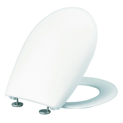 Abattant de WC SIAMP Opio Classic, thermoplastique blanc NF, en barquette