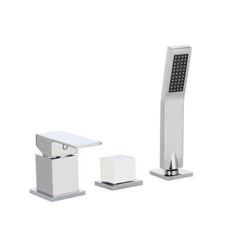Mitigeur bain-douche 3 trous sur table pour vidage remplissage PLAZA