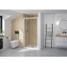 Porte de douche en niche Supra P
