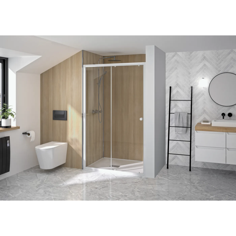 Porte de douche en niche SUPRA C