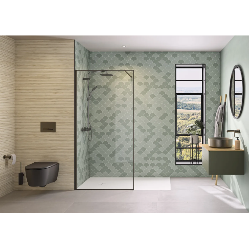 Alu graphite brosse · transparent