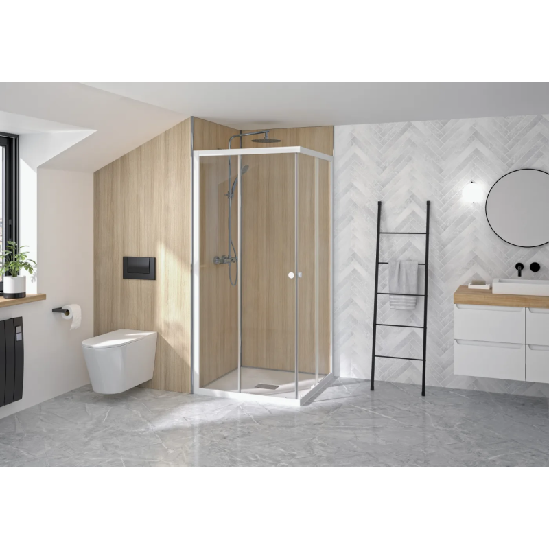 Porte de douche avec retour Supra A