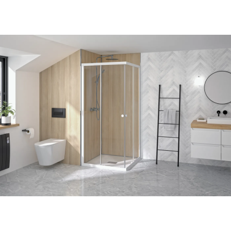 Porte de douche avec retour Supra A